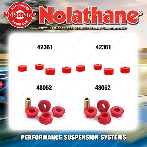 Nolathane Shock absorber bush kit for NISSAN CABSTAR H40 4CYL 1981-1994