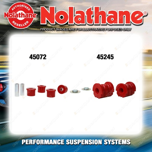 Nolathane Control arm lower inner bush kit for NISSAN EXA KN13 4CYL 1987-1991