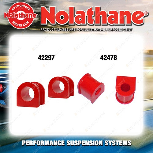 Nolathane Sway bar mount bush kit for NISSAN FAIRLADY Z32 6CYL 7/1989-3/1997