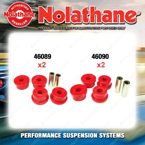 Nolathane Trailing arm bush kit for NISSAN GAZELLE S12 Live Rear Suspension 4CYL