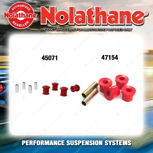 Nolathane Control arm bush kit for NISSAN NAVARA D21 4/6CYL 2WD 1/1986-2/1997