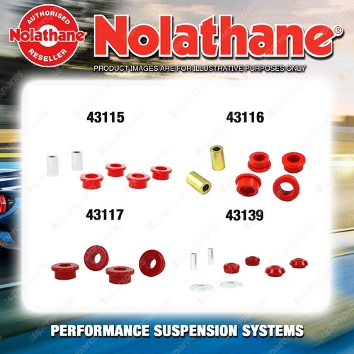 Nolathane Shock absorber bush kit for NISSAN NAVARA D40 6CYL 2WD 2005-2015