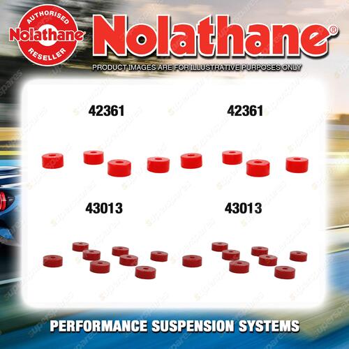 Nolathane Shock absorber bush kit for NISSAN PATROL GQ Y60 CAB CHASSIS 6CYL