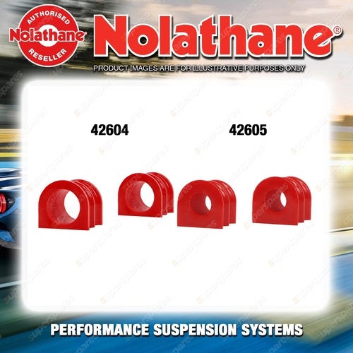 Nolathane Sway bar mount bush kit for NISSAN PATROL Y62 8CYL 2010-ON