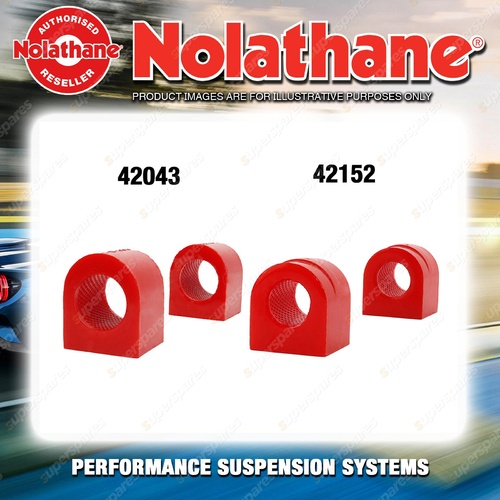 Nolathane Sway bar mount bush kit for NISSAN PINTARA R31 4CYL 6/1986-12/1990