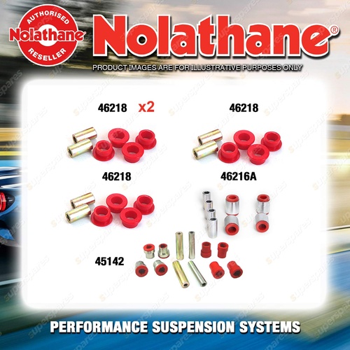 Nolathane Control arm bush kit for NISSAN SKYLINE R32 GTR GTS-4 6CYL AWD