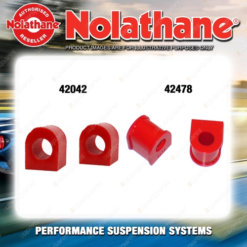 Nolathane Sway bar mount bush kit for NISSAN SKYLINE R33 GTR GTS-4 6CYL AWD