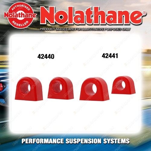 Nolathane Sway bar mount bush kit for SUBARU LEONE L SERIES INCL RX TURBO 4CYL