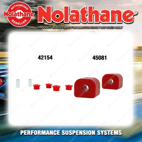 Nolathane Control arm lower inner bush kit for SUZUKI BALENO SY416 418 4CYL