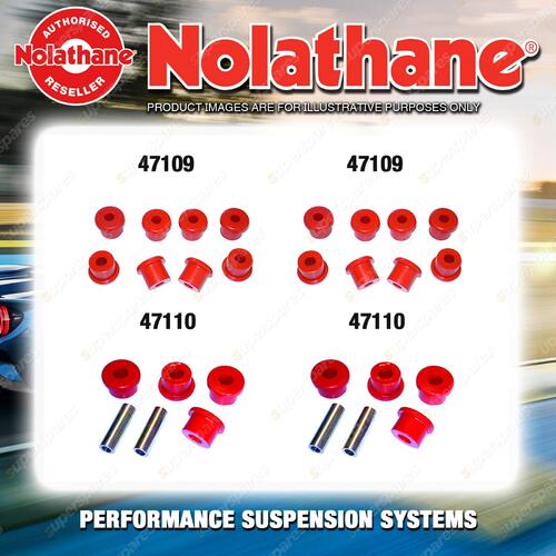 Nolathane Spring eye & shackle bush kit for SUZUKI LJ50 - 3CYL 1974-6/1978