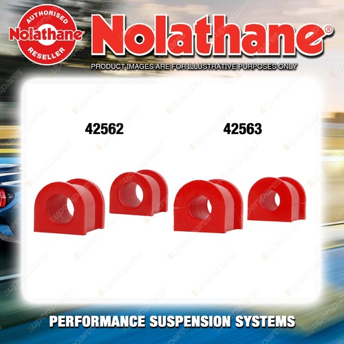 Nolathane Sway bar mount bush kit for TOYOTA AURION GSV40R 6CYL 10/2006-2/2012