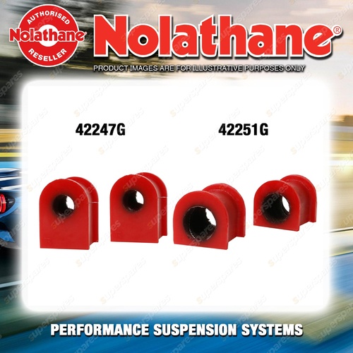 Nolathane Sway bar mount bush kit for TOYOTA CAMRY SDV10 VDV10 6CYL 1992-1995