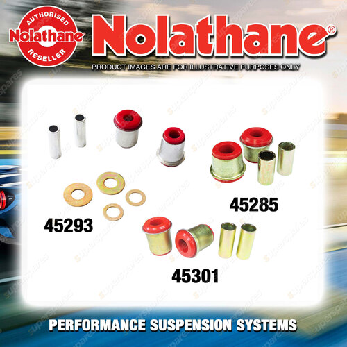 Nolathane Control arm bush kit for TOYOTA DYNA LH80 YH81 4CYL 11/1985-5/1995