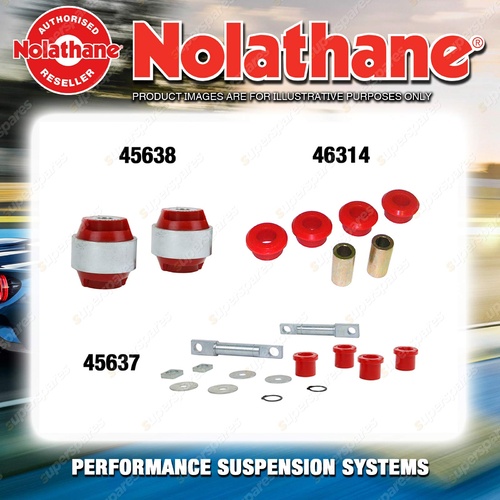 Nolathane Control arm bush kit for TOYOTA KLUGER GSU40 GSU45 6CYL 8/2007-2/2014