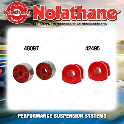 Front Nolathane Suspension Bush Kit for BMW 3 SERIES E36 4/6CYL 4/1991-5/2001