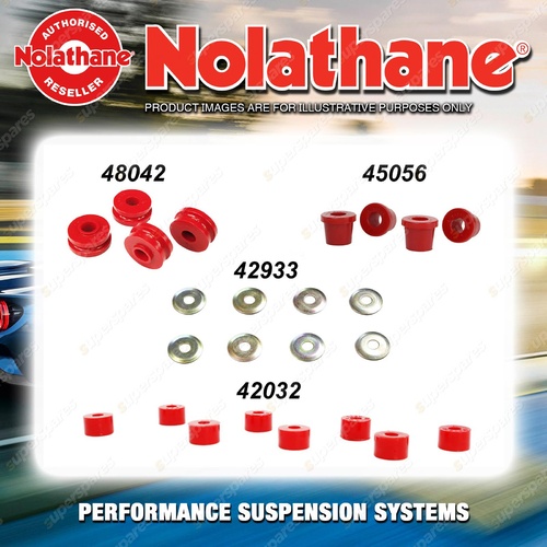 Front Nolathane Suspension Bush Kit for CHRYSLER LANCER LA LB LC 4CYL 1974-1981