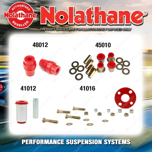 Front Nolathane Suspension Bush Kit for CHRYSLER VALIANT RV1 6CYL 1/1962-3/1962