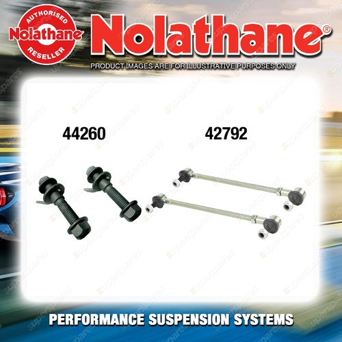 Front Nolathane Suspension Bush Kit for CHRYSLER VOYAGER GS RG 6CYL 1997-2008