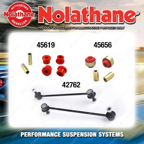 Front Nolathane Suspension Bush Kit for CITROEN C4 AIRCROSS 4CYL 4/2012-ON