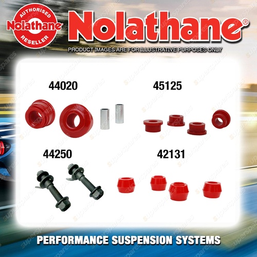 Front Nolathane Suspension Bush Kit for DAIHATSU APPLAUSE A101 4CYL 1989-1999