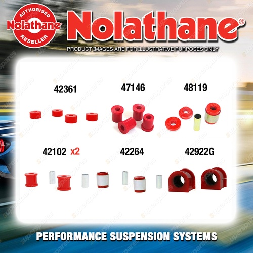 Front Nolathane Suspension Bush Kit for DAIHATSU ROCKY F70 F75 F80 F85 HARD SOFT