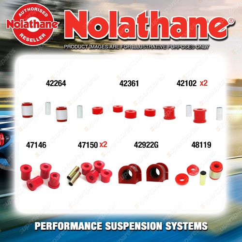 Front Nolathane Suspension Bush Kit for DAIHATSU ROCKY F77 F87 CAB CHASSIS