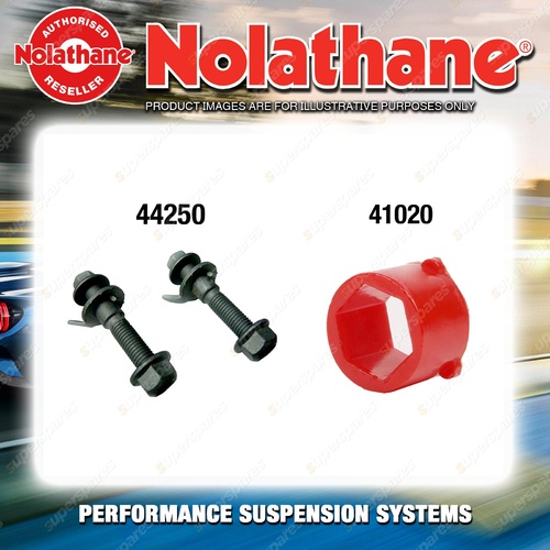 Front Nolathane Suspension Bush Kit for FIAT 128 3P 4CYL 8/1970-1978