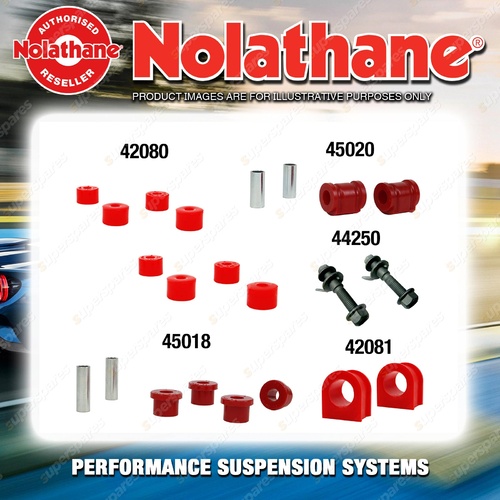 Front Nolathane Suspension Bush Kit for FORD CAPRI SA SC SE 4CYL 10/1989-7/1995