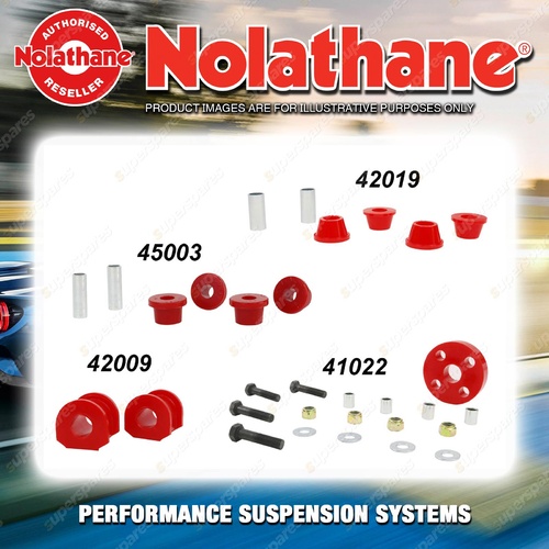 Front Nolathane Suspension Bush Kit for FORD CORTINA MK1 LOTUS 4CYL 1962-1966