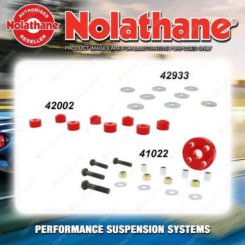 Front Nolathane Suspension Bush Kit for FORD CORTINA TC TD 4/6CYL 8/1971-6/1977