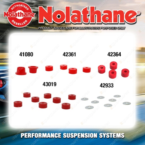 Front Nolathane Suspension Bush Kit for FORD ECONOVAN SA 4CYL 2WD 6/1979-4/1984