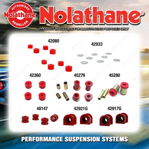 Front Nolathane Suspension Bush Kit for FORD ECONOVAN SB SE SF SG SH 2WD