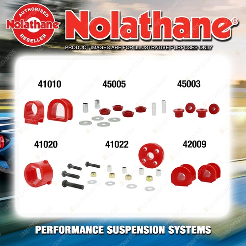 Front Nolathane Suspension Bush Kit for FORD ESCORT MK2 1600 2000 RS2000