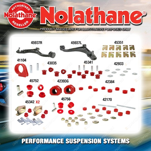 Front Nolathane Suspension Bush Kit for FORD FAIRLANE AU 6/8CYL 3/1999-12/2002