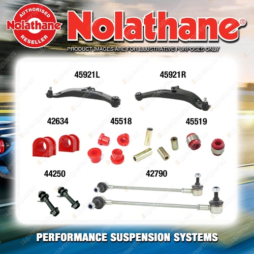 Front Nolathane Suspension Bush Kit for FORD LASER KN KQ 4CYL 3/1999-8/2002