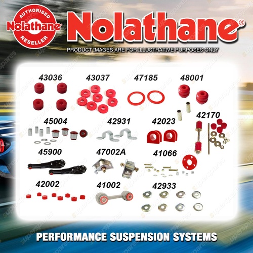 Front Nolathane Suspension Bush Kit for FORD LTD FC 6/8CYL 6/1979-2/1982