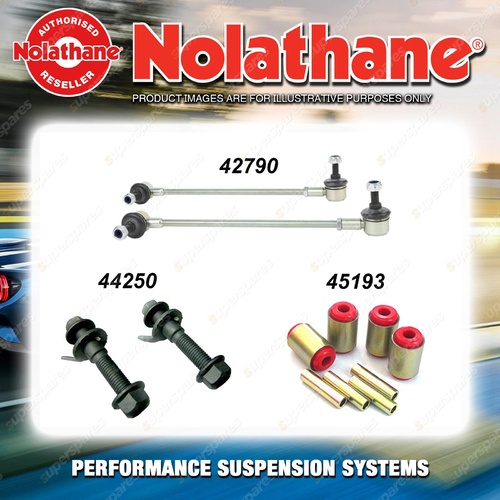 Front Nolathane Suspension Bush Kit for FORD TELSTAR AT AV 4CYL 11/1987-11/1991