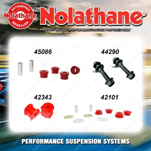 Front Nolathane Suspension Bush Kit for HOLDEN APOLLO JK JL 4CYL 9/1989-2/1993