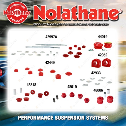 Front Nolathane Suspension Bush Kit for HOLDEN CAPRICE VR VS 8CYL 1994-1999