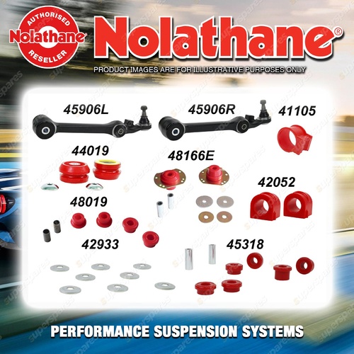 Front Nolathane Suspension Bush Kit for HOLDEN CAPRICE WH 6/8CYL 6/1999-4/2003