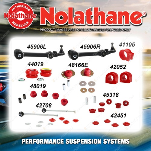 Front Nolathane Suspension Bush Kit for HOLDEN CAPRICE WK 6/8CYL 5/2003-7/2004