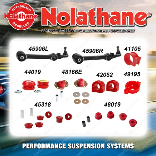 Front Nolathane Suspension Bush Kit for HOLDEN CREWMAN VY VZ 8CYL RWD 2003-2006