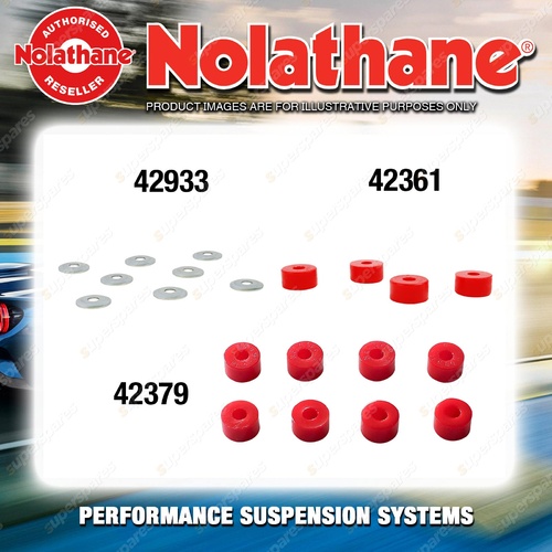 Front Nolathane Suspension Bush Kit for HOLDEN RODEO KB40 4CYL 4WD 1979-12/1980