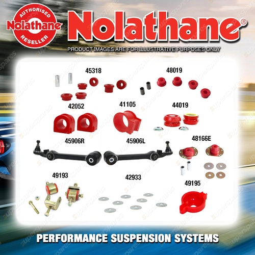 Front Nolathane Suspension Bush Kit for HOLDEN STATESMAN WH 6/8CYL 6/1999-4/2003