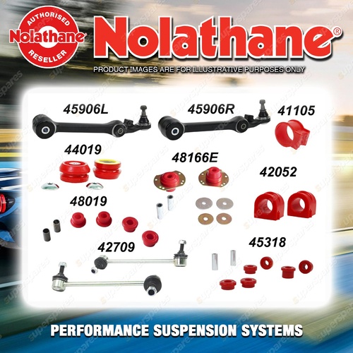 Front Nolathane Suspension Bush Kit for HOLDEN STATESMAN WL 6/8CYL 8/2004-7/2006