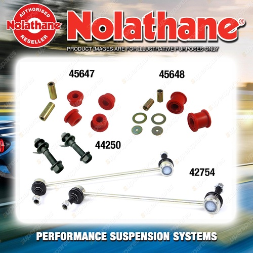 Front Nolathane Suspension Bush Kit for HOLDEN VOLT EV150 4CYL 11/2011-12/2013