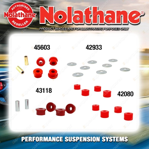 Front Nolathane Suspension Bush Kit for HONDA CR-X EG EH 4CYL 6/1992-9/1998