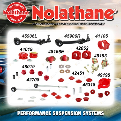 Front Nolathane Suspension Bush Kit for HSV COUPE Z SERIES 8CYL 10/2004-11/2007