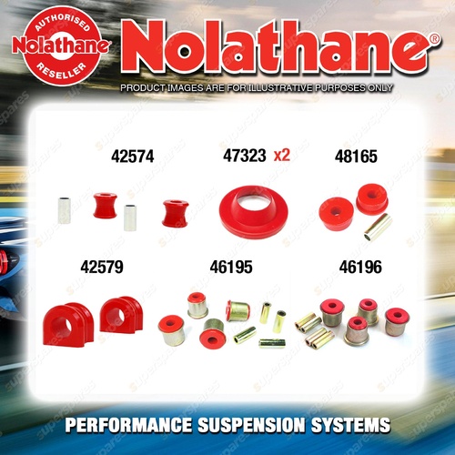 Front Nolathane Suspension Bush Kit for JEEP WRANGLER TJ 4/6CYL 4/1996-9/2006