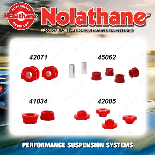 Front Nolathane Suspension Bush Kit for MAZDA RX2 MK1 2R 7/1970-1977